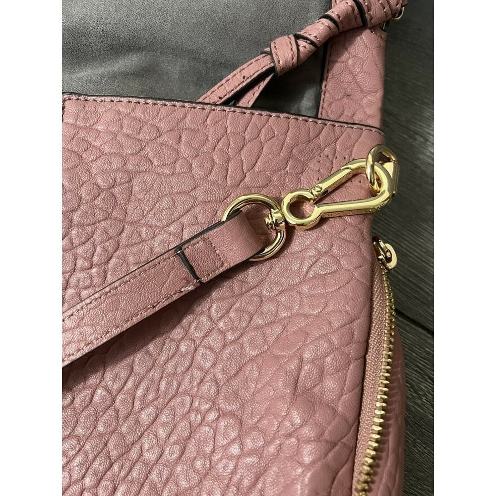 Vince Camuto Large Lamb Leather Crossbody Bag - Ida pink - Picture 7 of 8